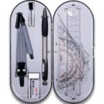 Geometry Set (8 pcs, metal, student)